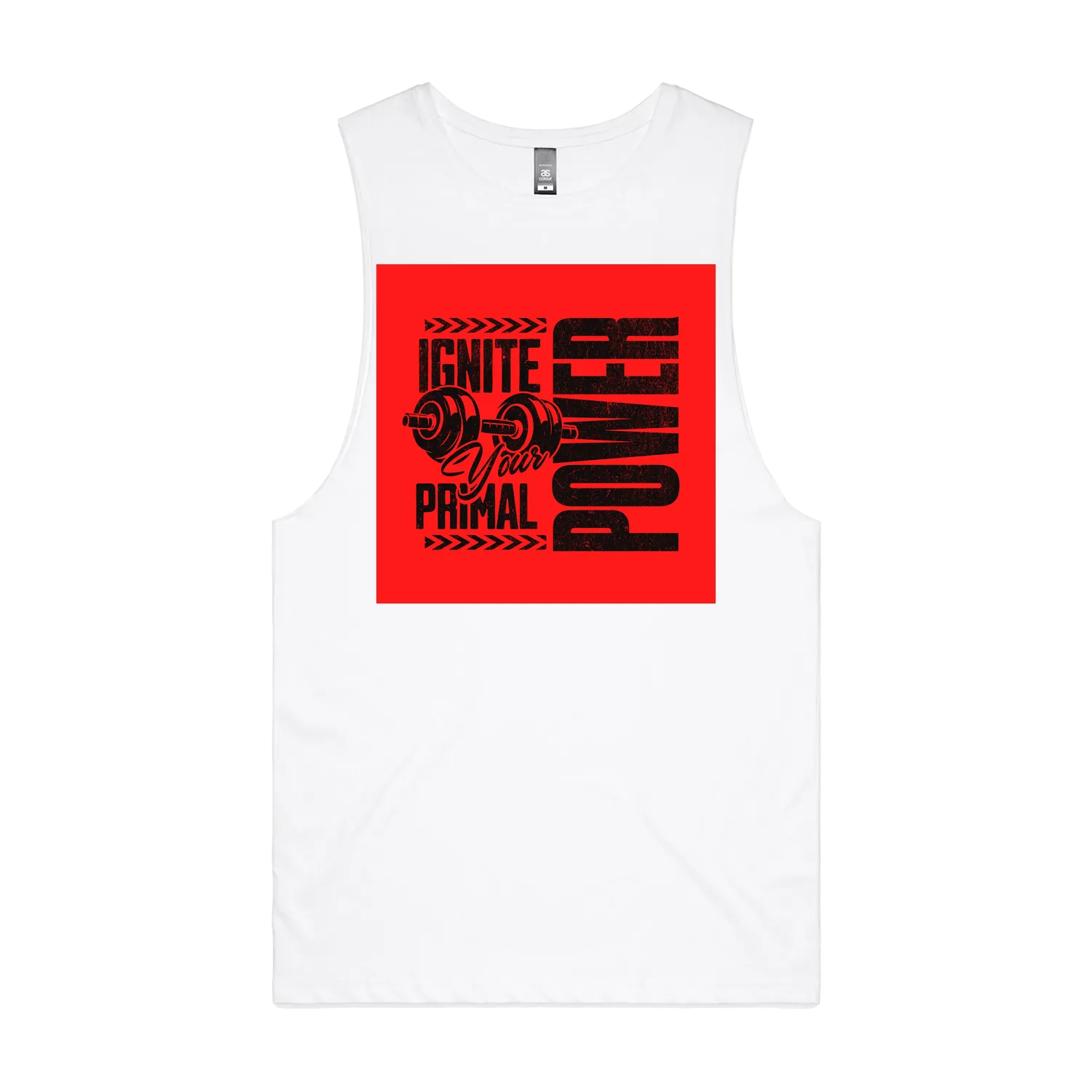 White front flat lay