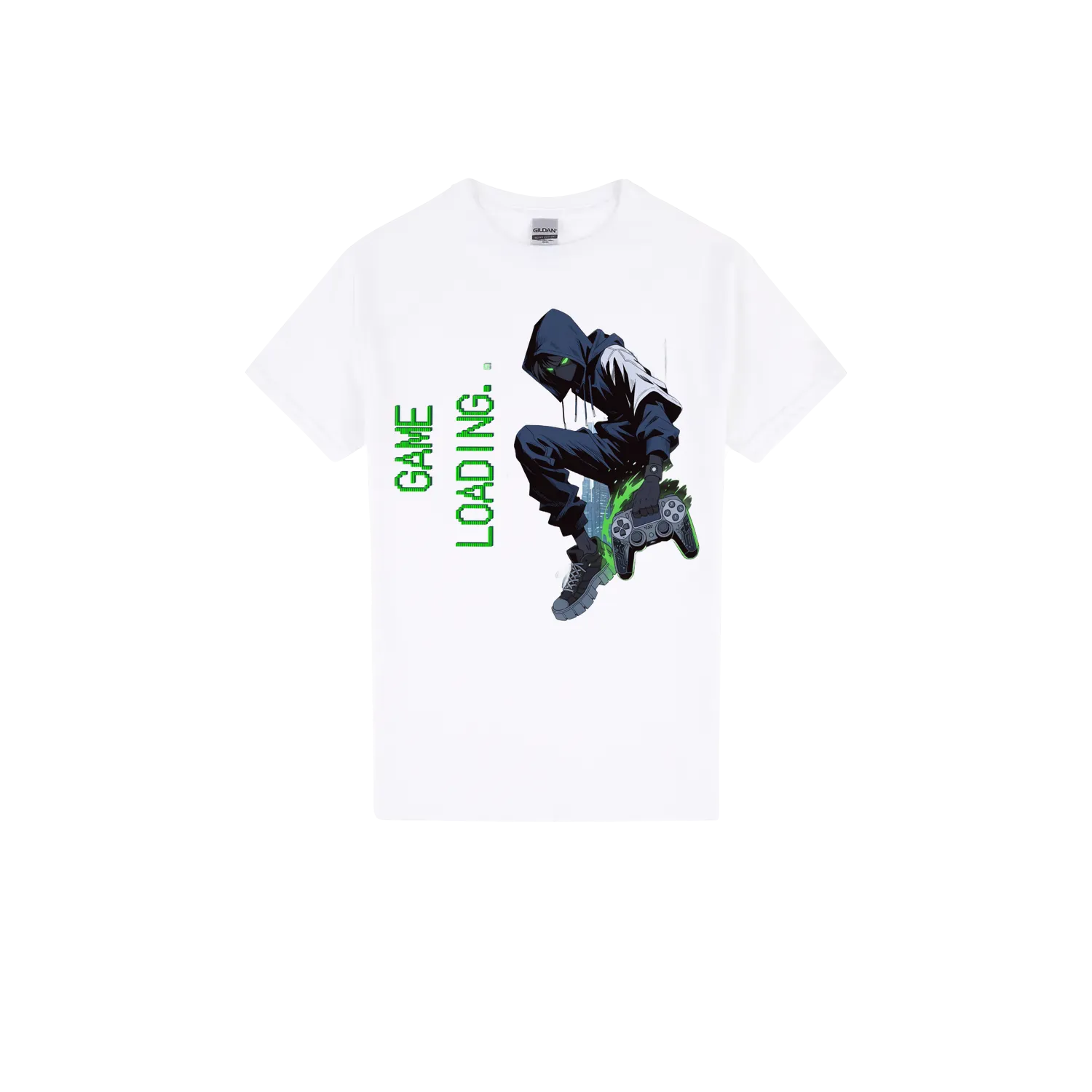 White front flat lay