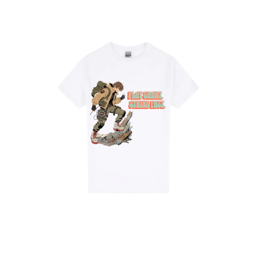 White front flat lay