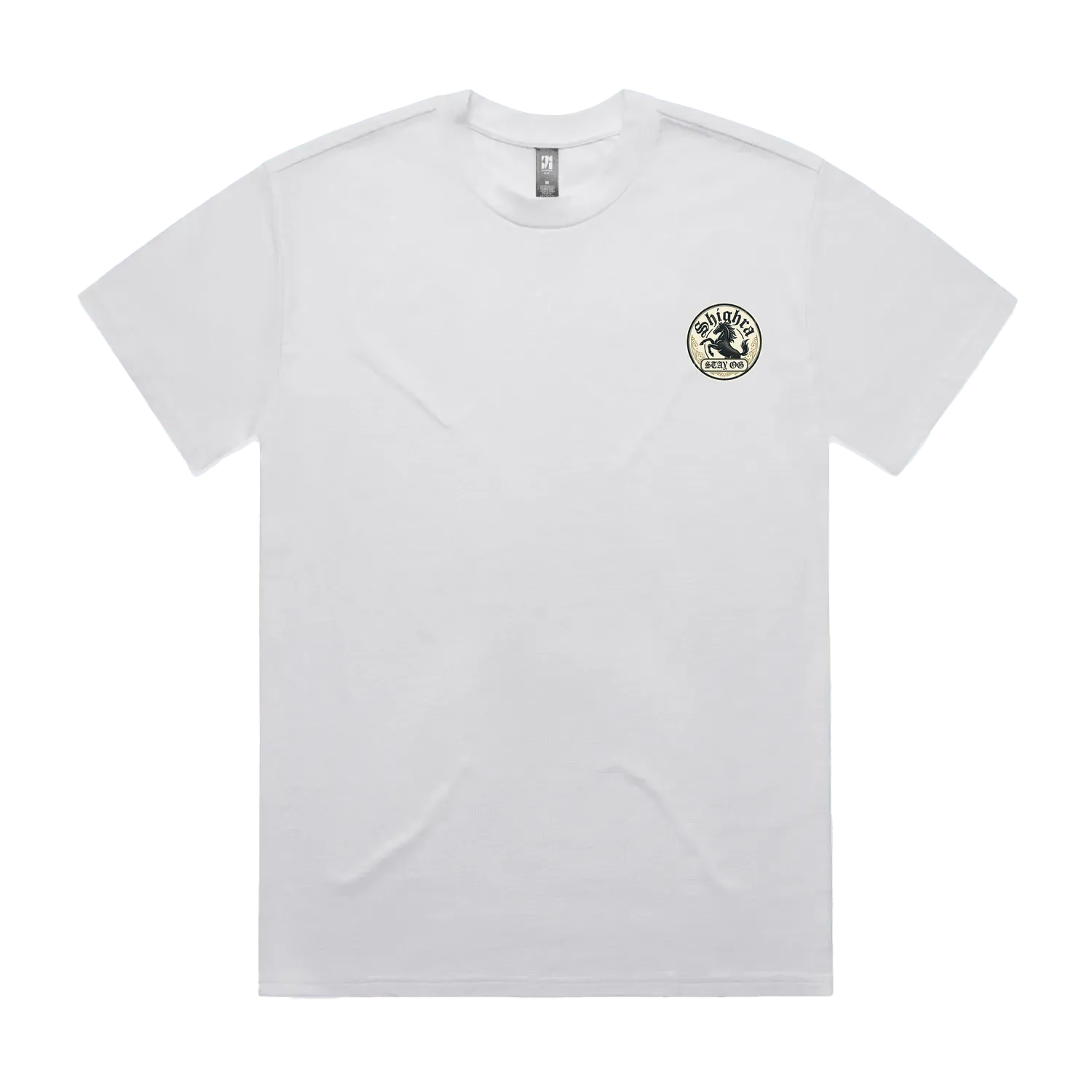 Men's Oversized Tee - Vintage Style 'Shighra' Chest Logo