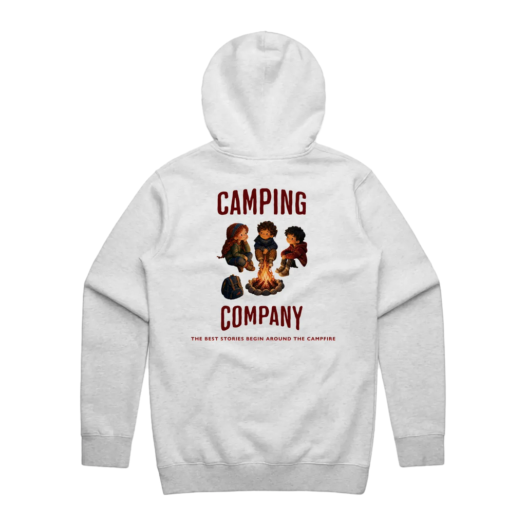 Men's Stencil Hoodie - Camping Edition