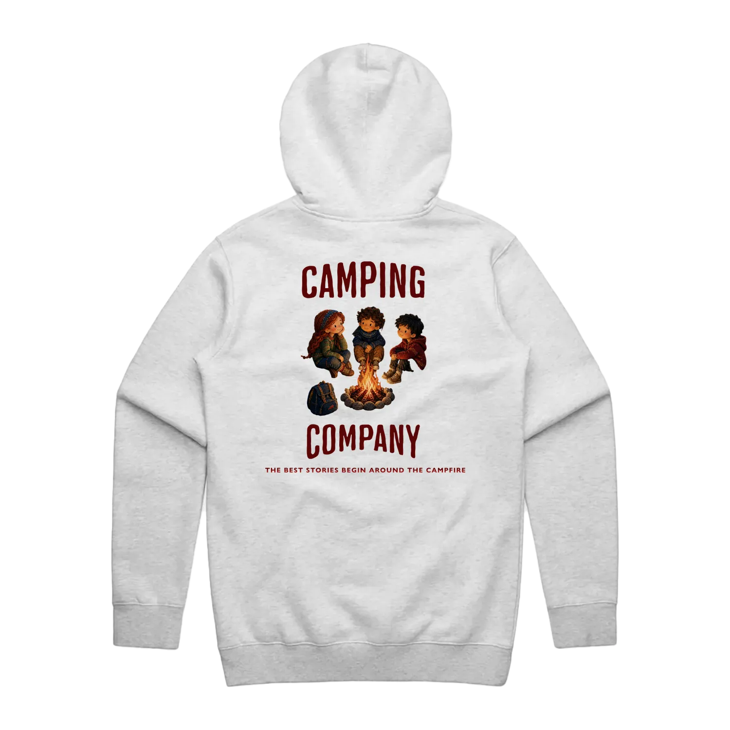 Men's Stencil Hoodie - Camping Edition