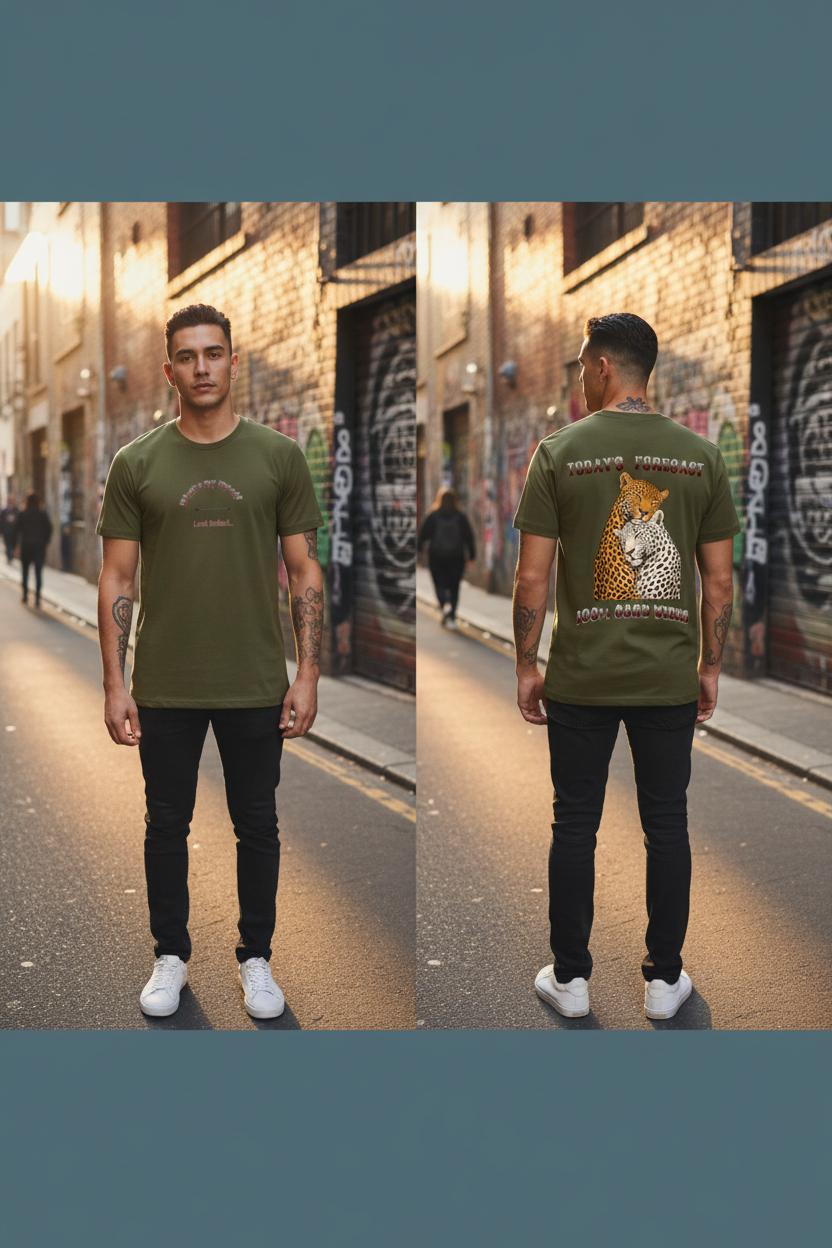 Army Tee — Melbourne Laneway Mockup