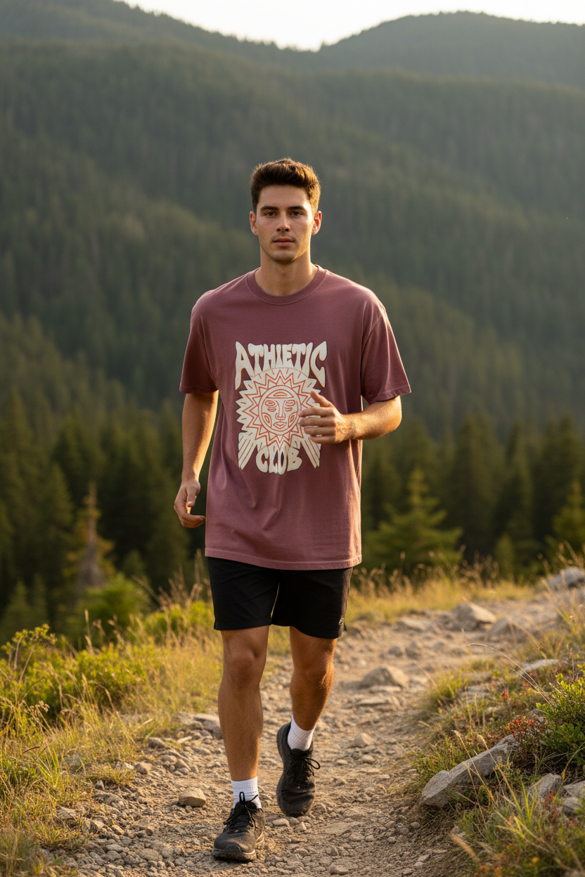 Athletic Club Faded Wine - Mountain Trail