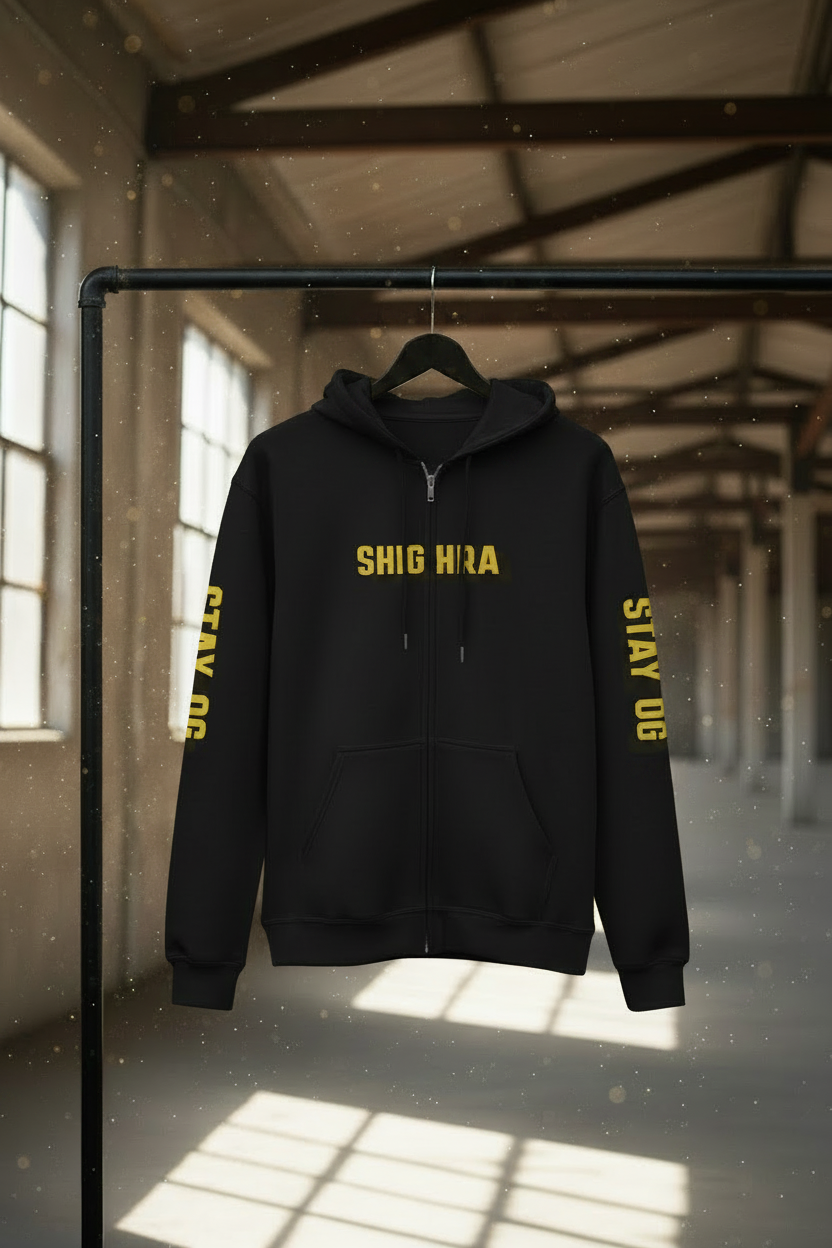 Black warehouse hanger