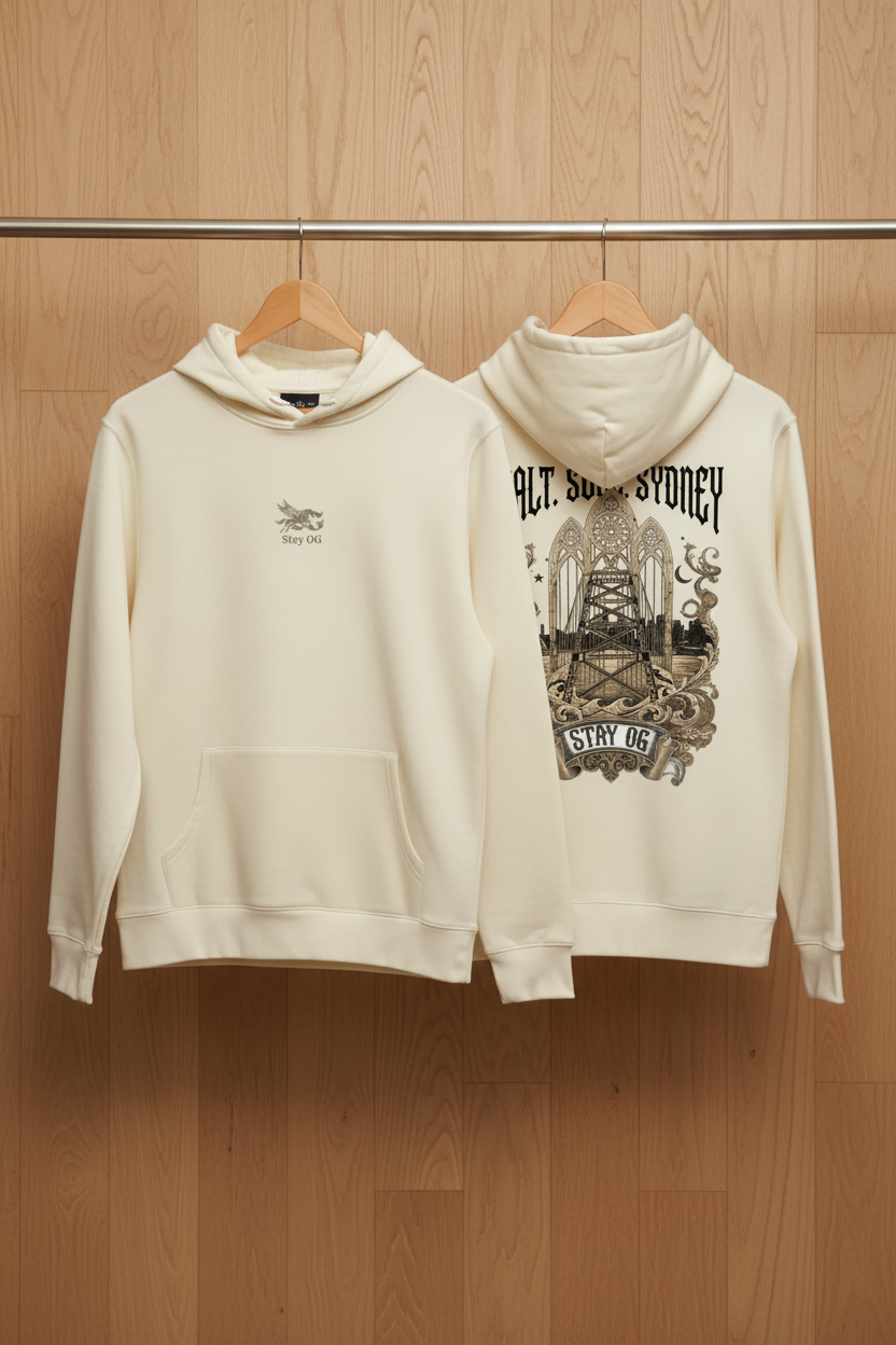 Butter Hoodie - Crucifix Centre Logo