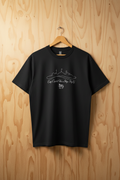 Capital Story – Black on Wooden Hanger
