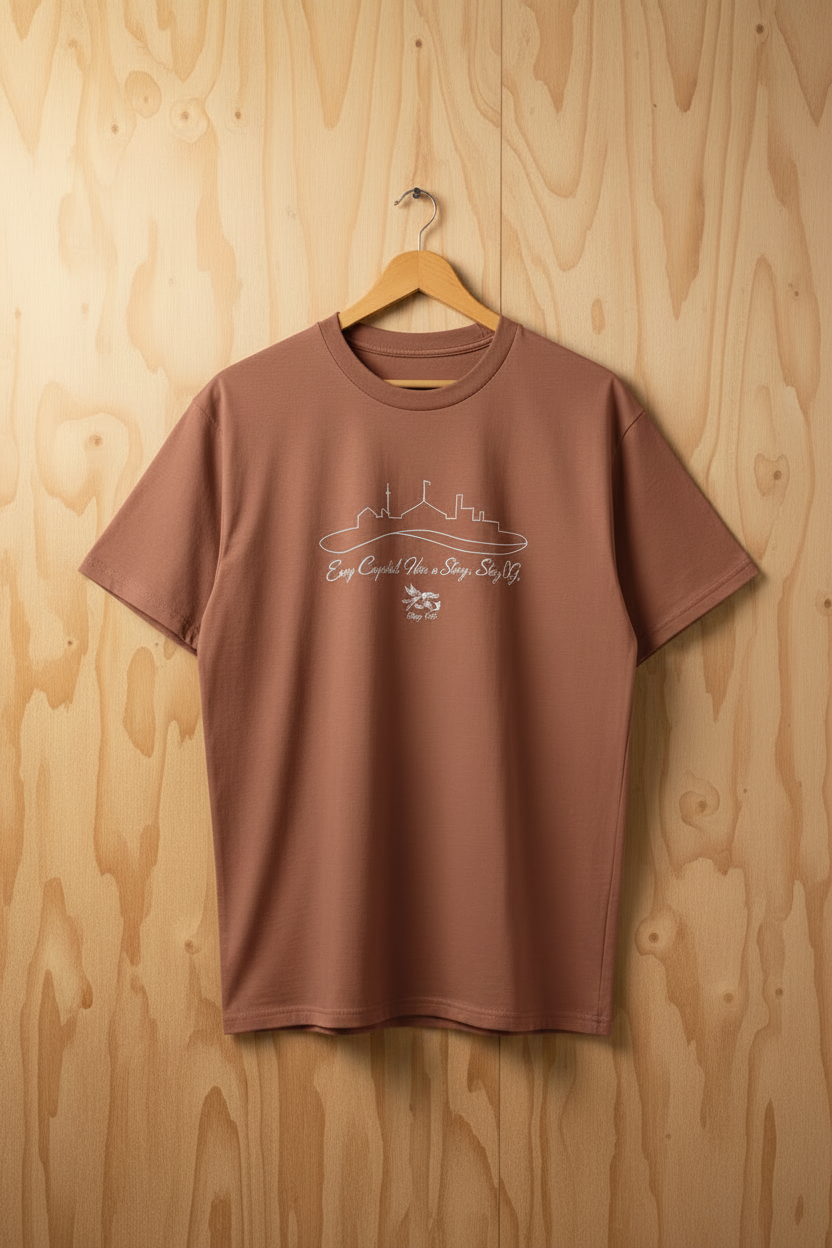 Capital Story – Clay on Wooden Hanger