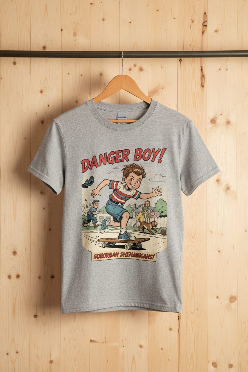 Danger Boy Sport Grey Light Wood