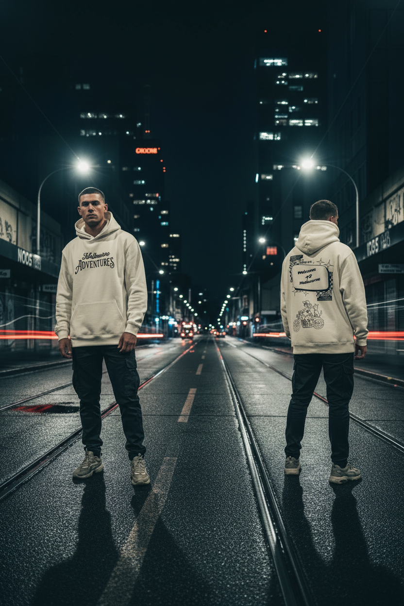 Ecru Hoodie - 2:3