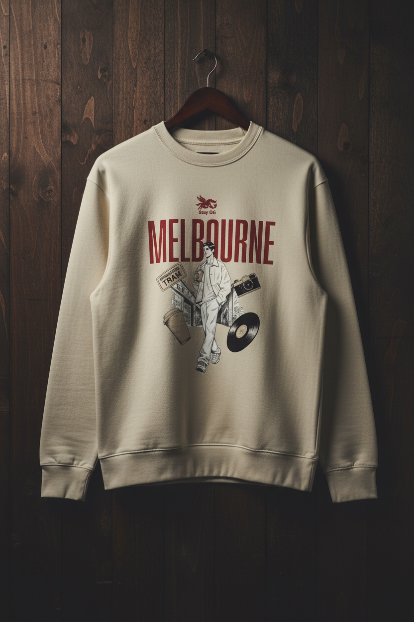 Ecru Melbourne Crewneck