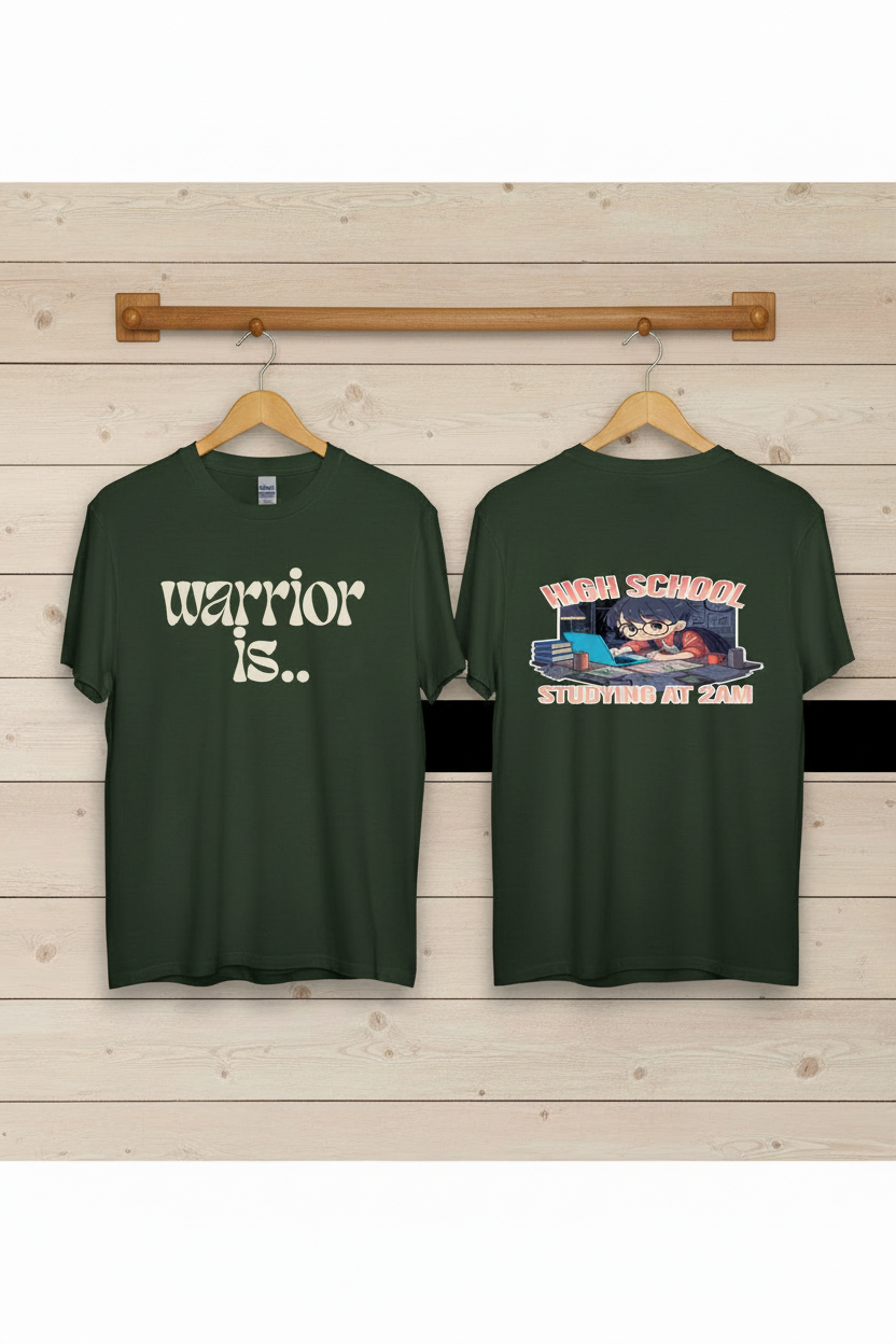 Forest Green Tees - Light Wooden Wall
