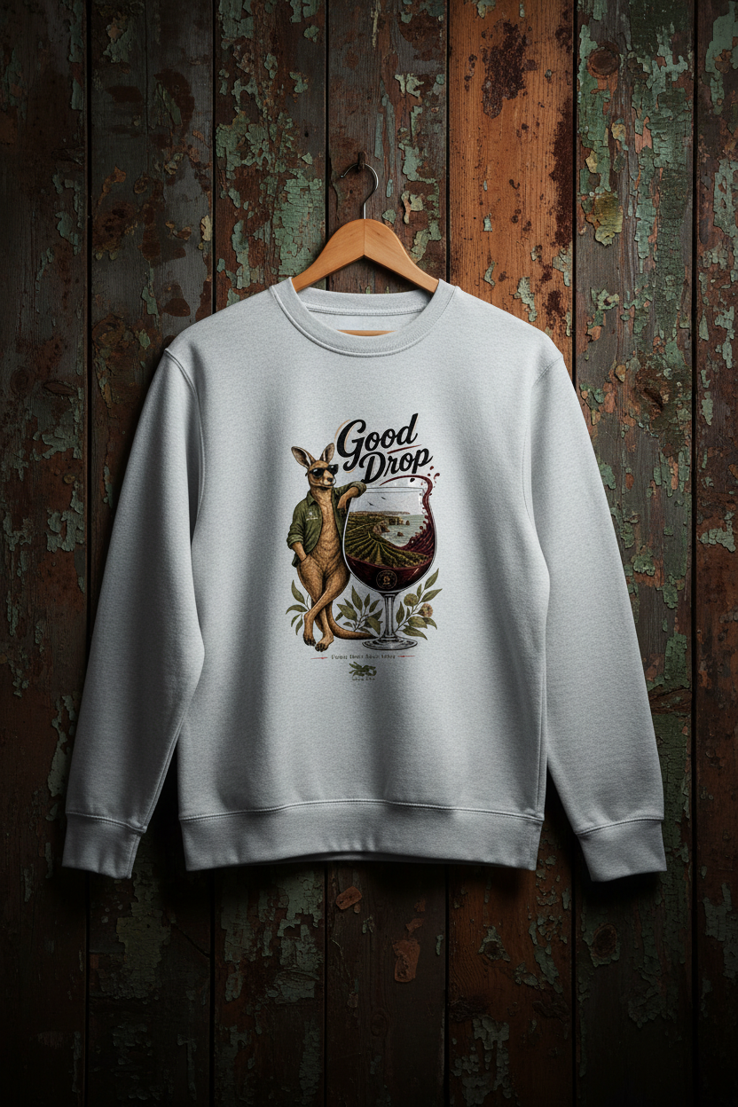 Good Drop White Marle - Wooden Hanger