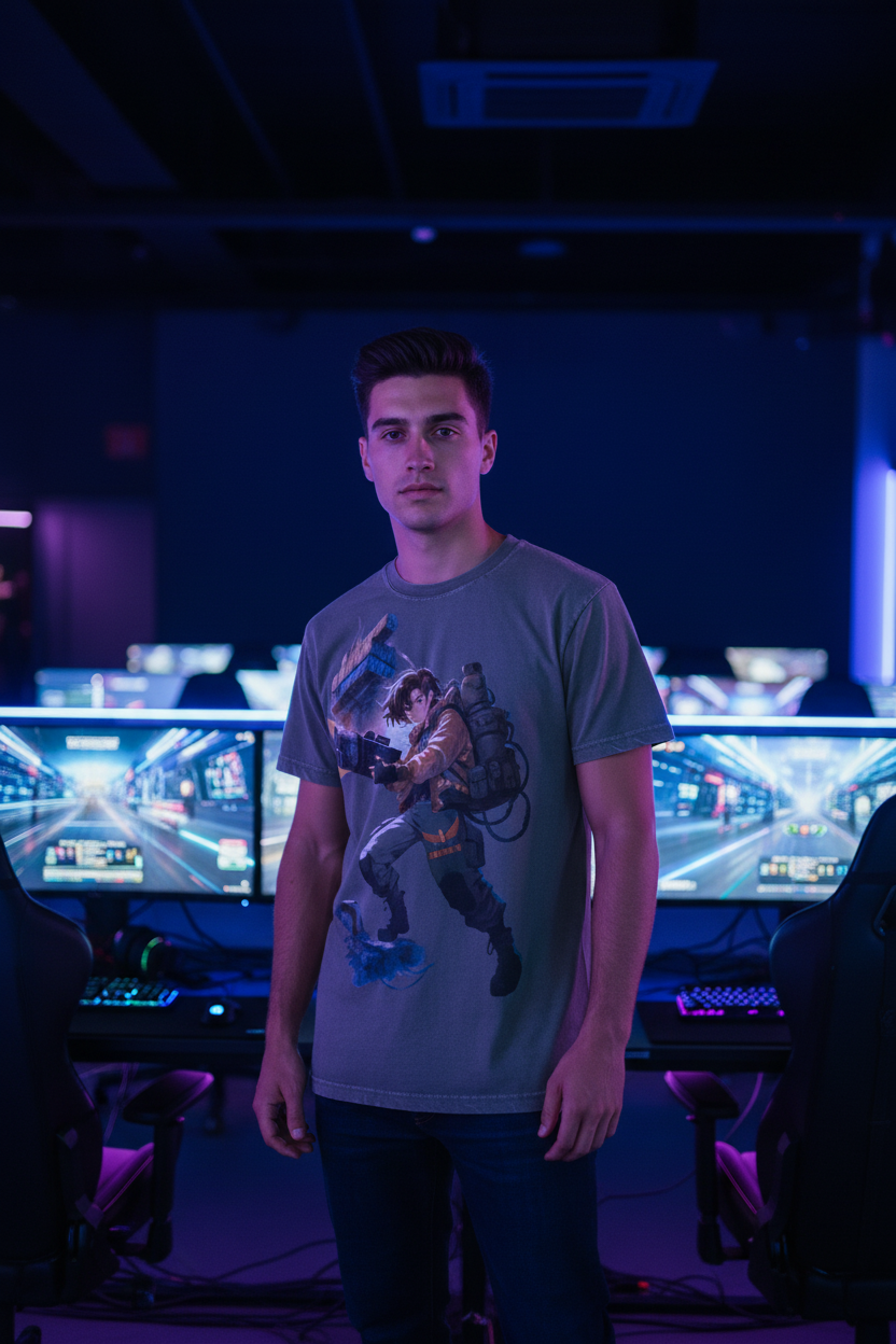 GT Tee – Moss Stone – Gaming Background