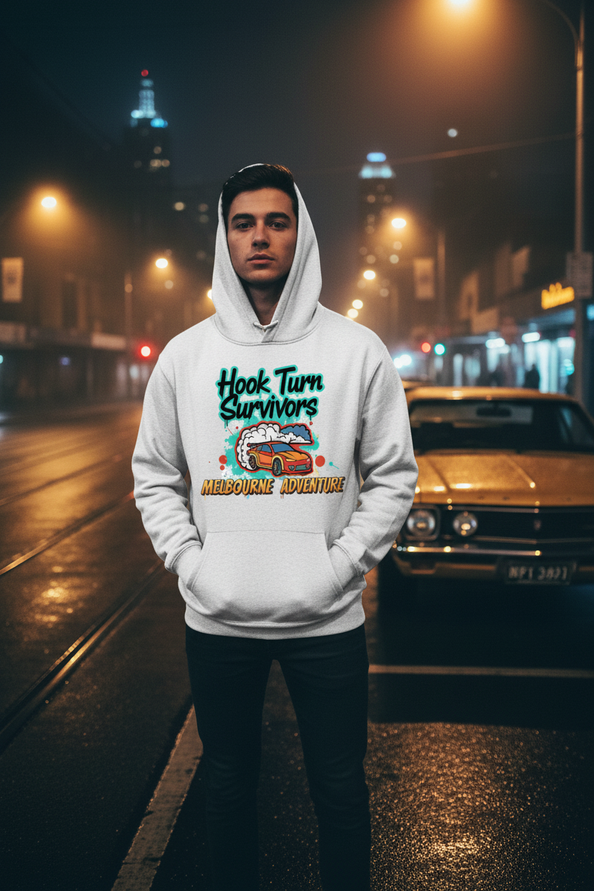 Hook Turn Survivors - White Marle