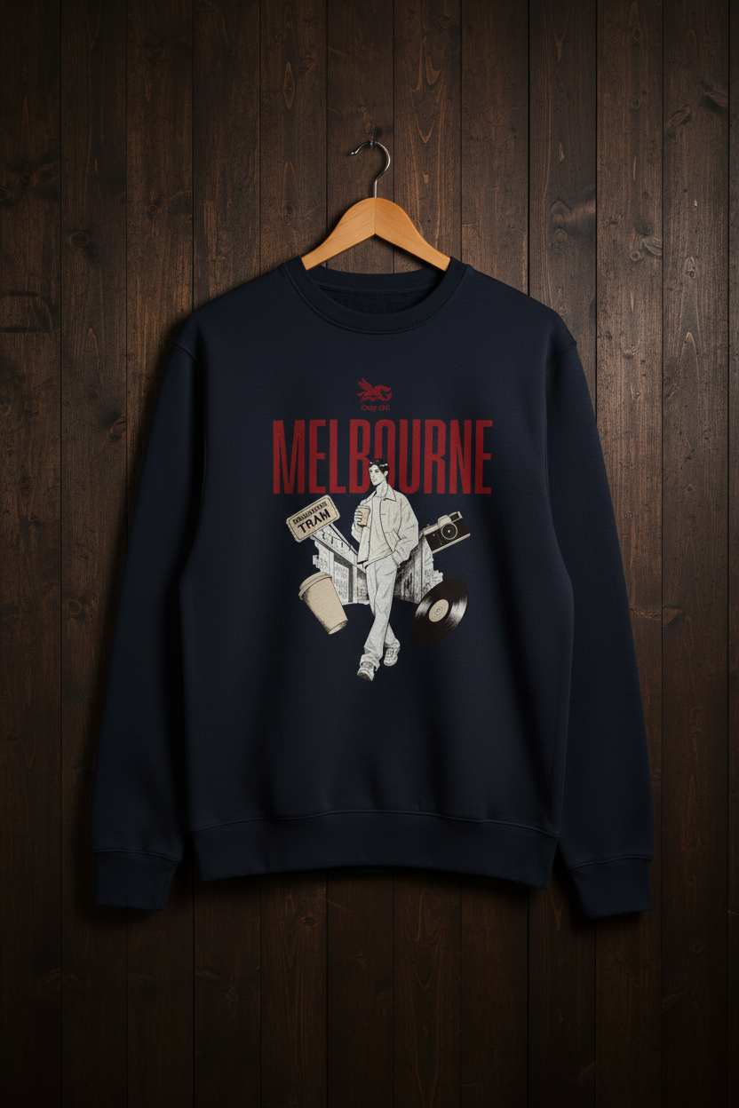 Ink Blue Melbourne Crewneck