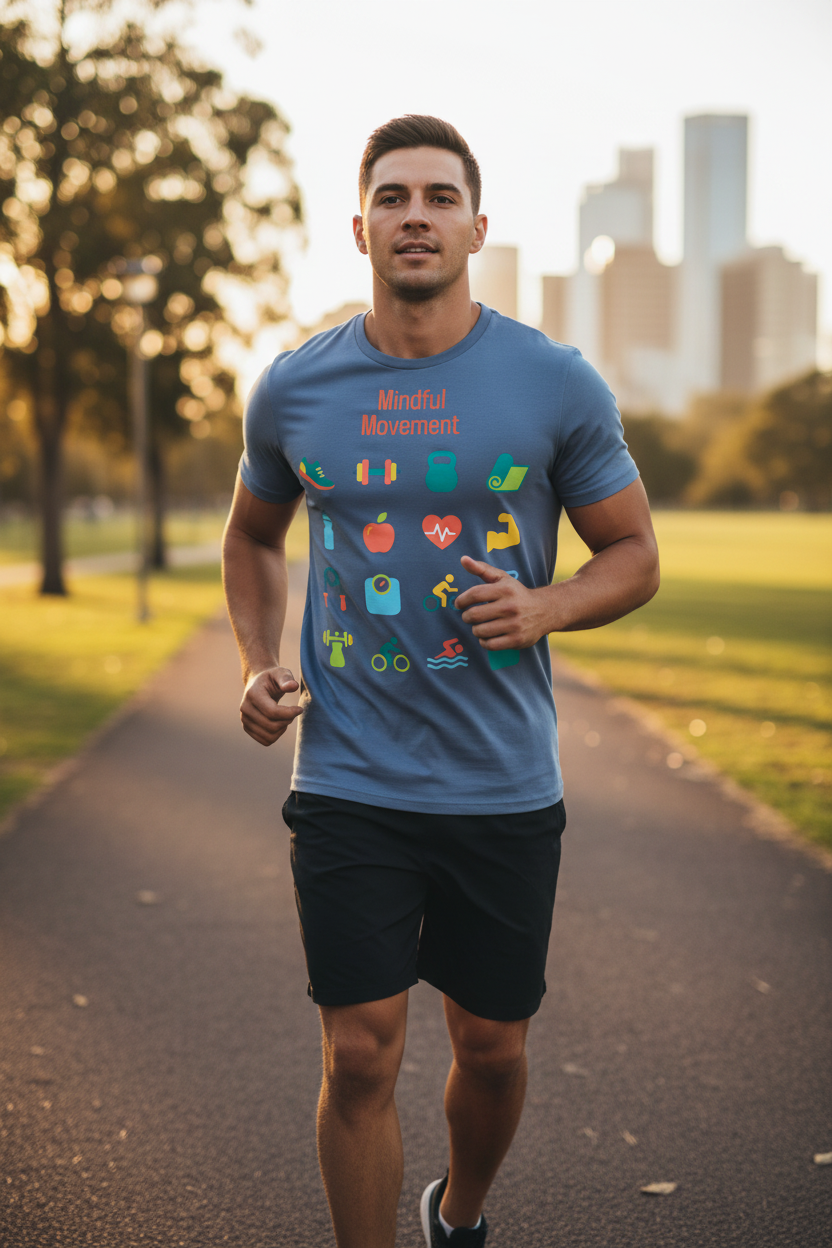Mindful Movement – Faded Blue – Active Lifestyle