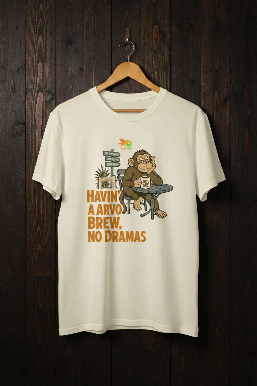Natural Tee – Dark Wood Hanger
