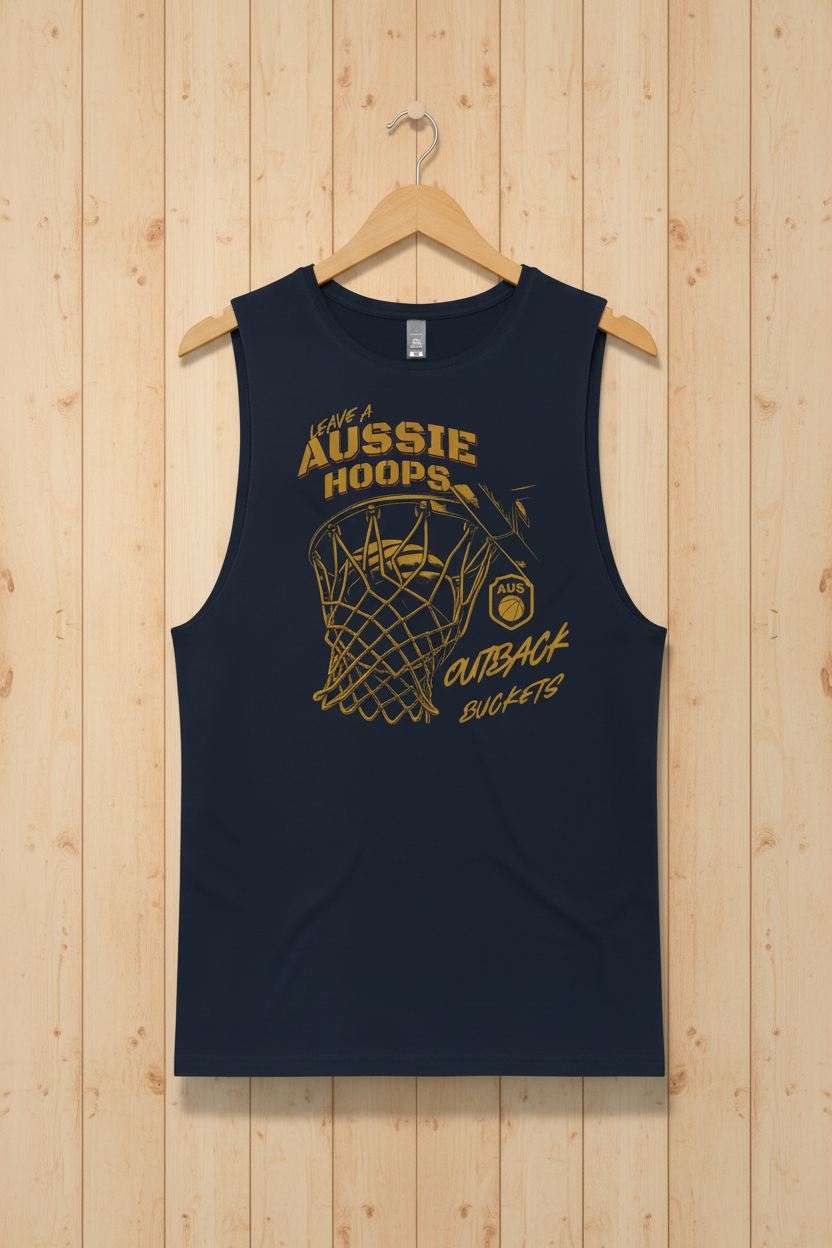 Navy - Aussie Hoops Tank