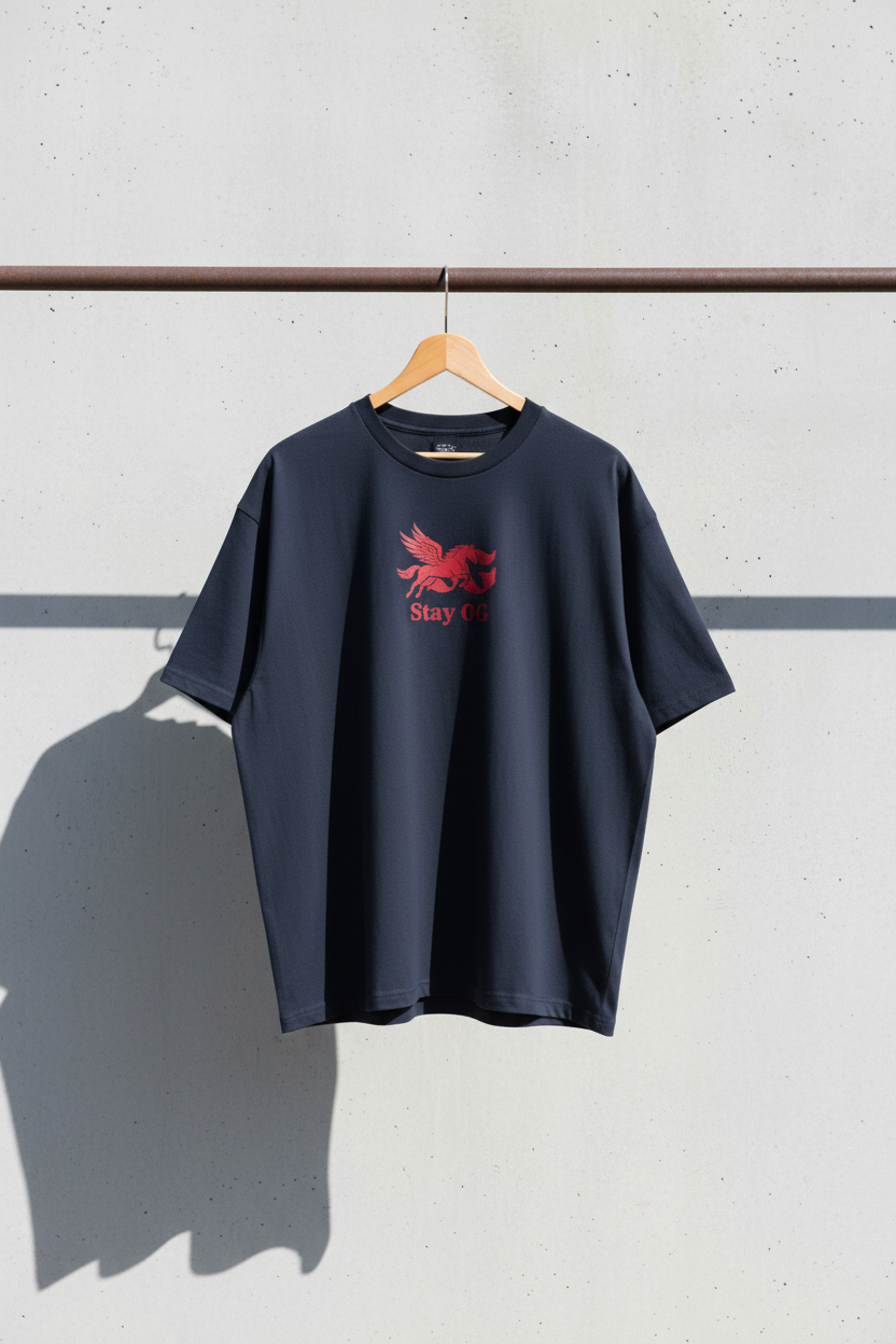 Navy Oversized