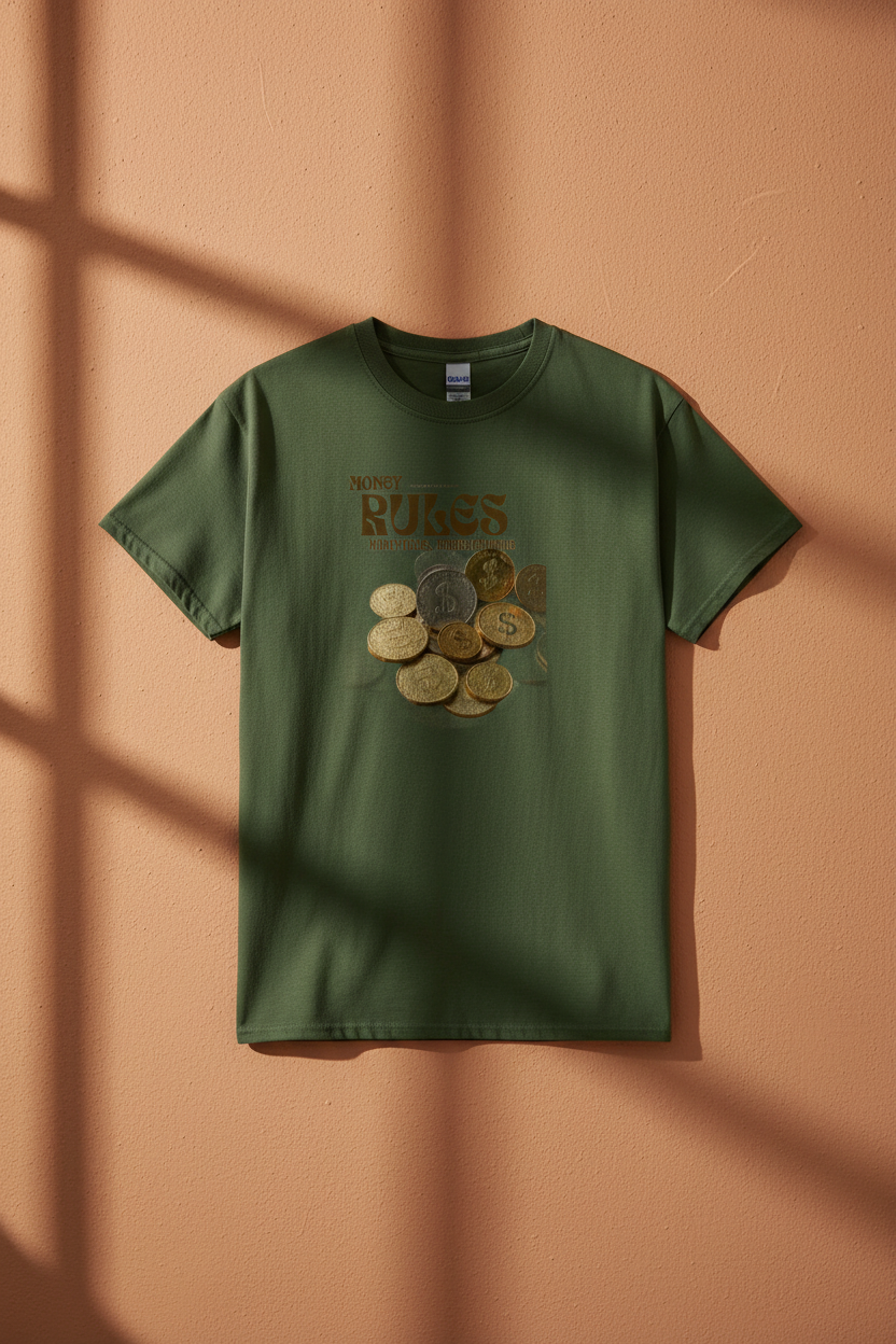 'Money Rules' - Cotton Tee