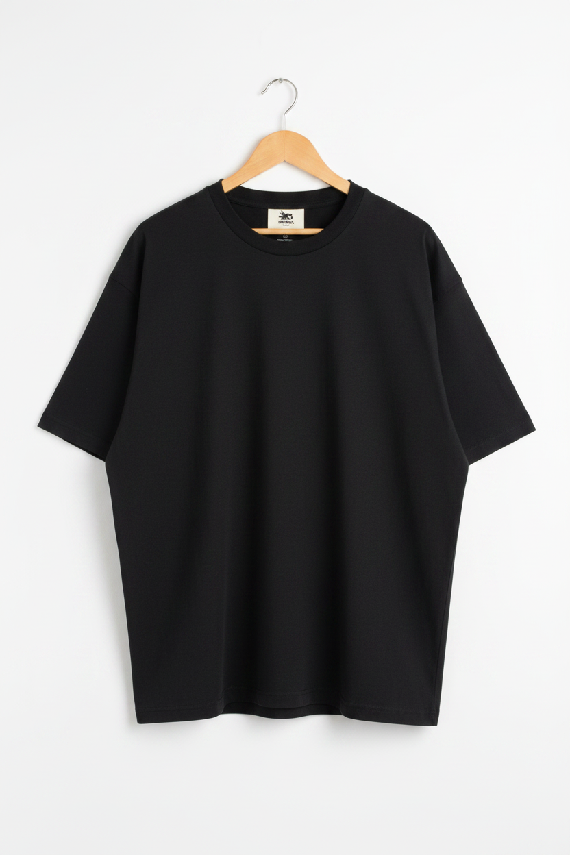 Oversize Tee — Black
