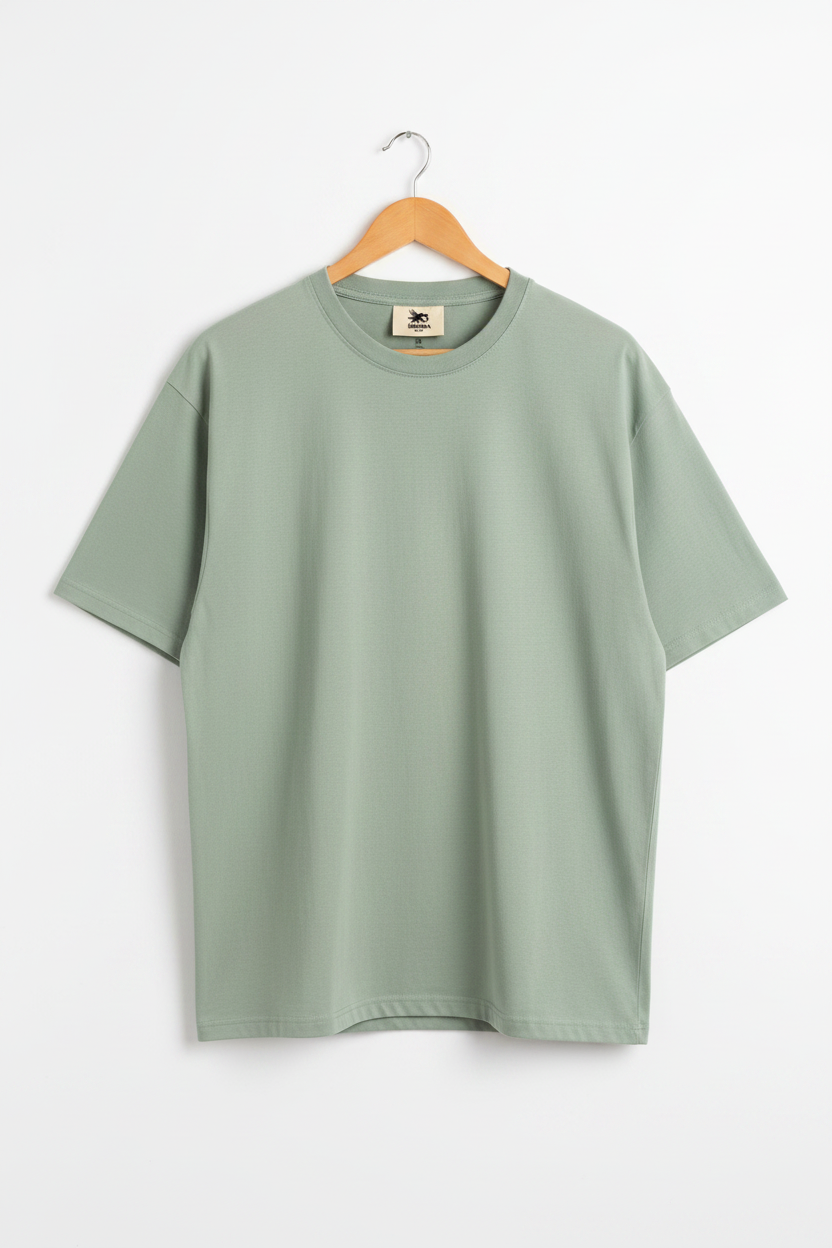 Oversize Tee — Pistachio — Retry