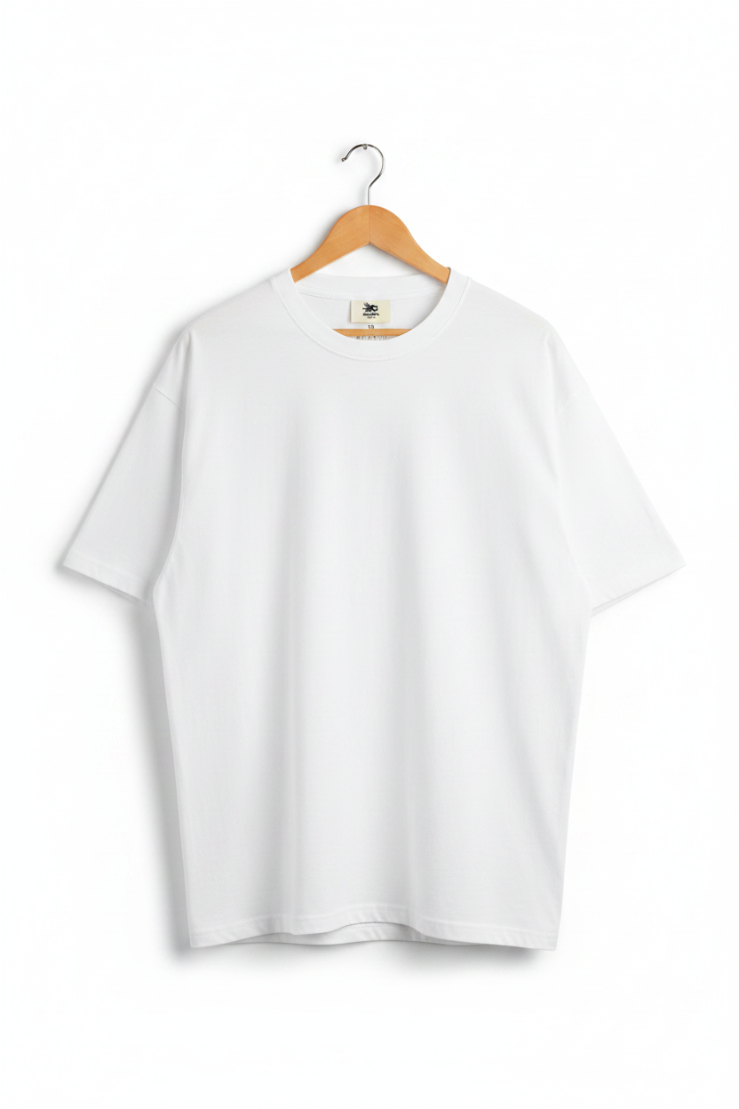 Oversize Tee — White — Retry