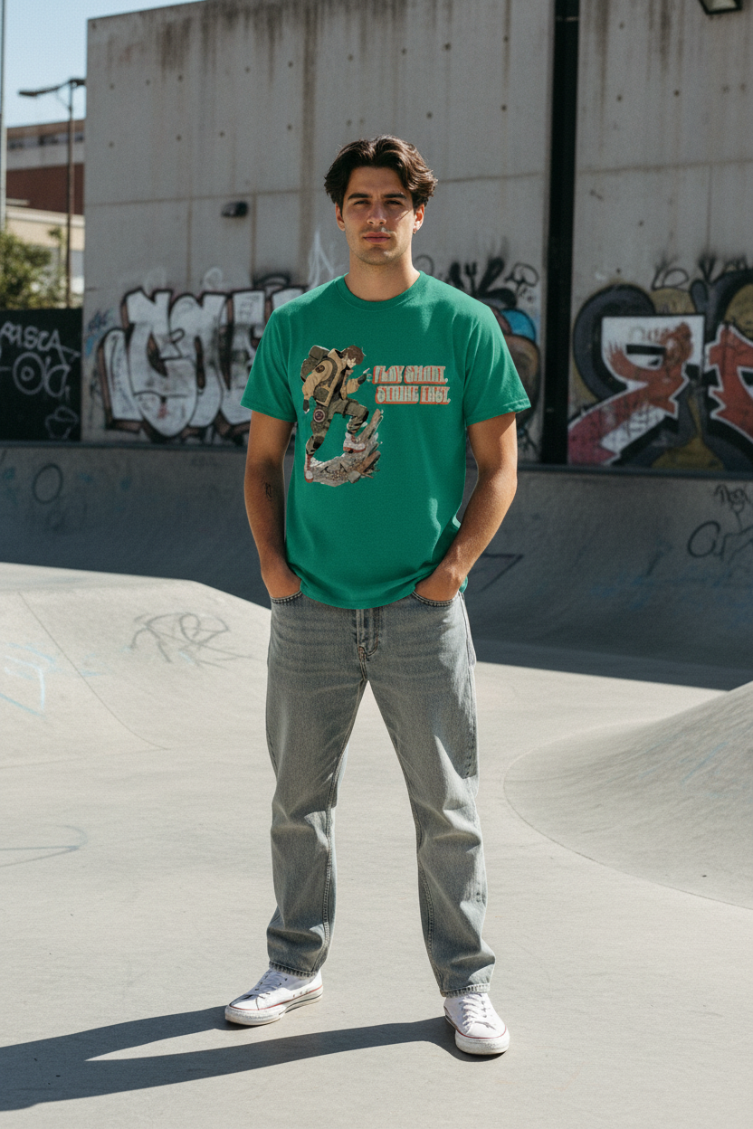 Play Smart Strike Fast – Antique Jade – Skate Park