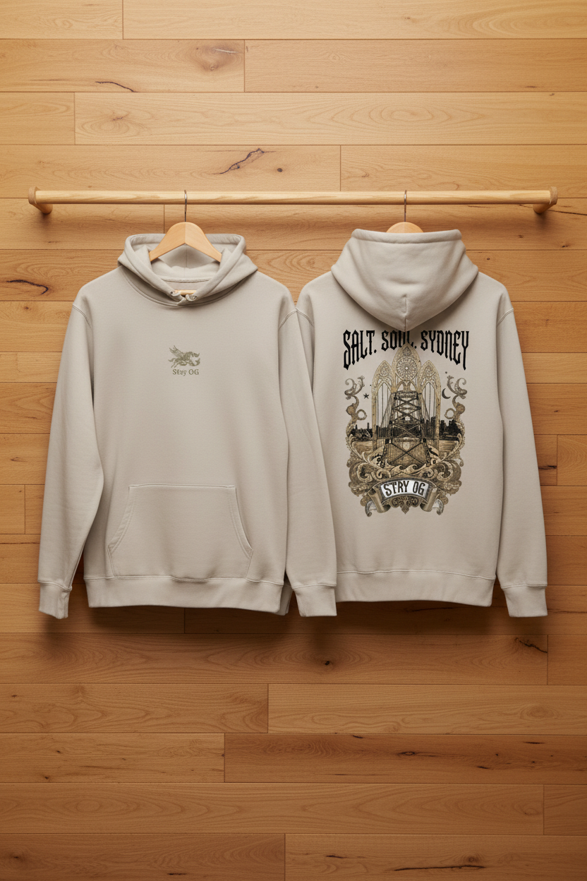 Salt Soul Sydney Bone — Light Wood Rail