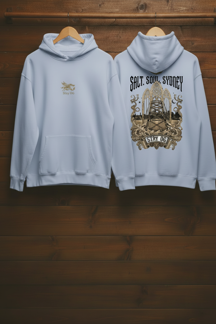 Salt Soul Sydney Powder Blue — Dark Wood Rail