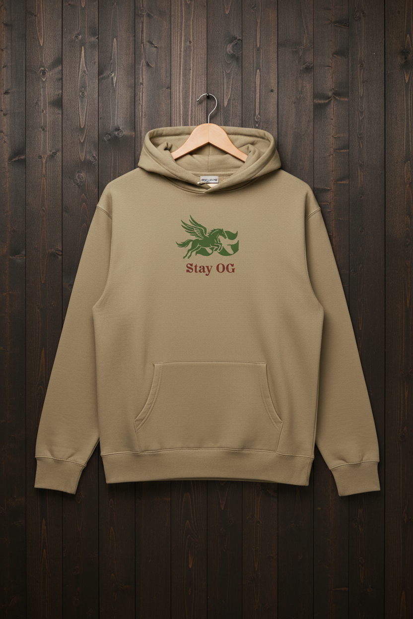 Sand Hoodie – Dark Wood