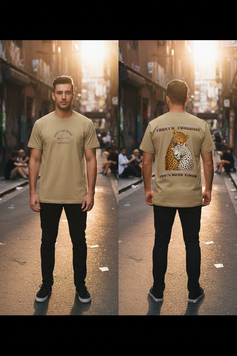 Sand Tee — Melbourne Laneway Mockup