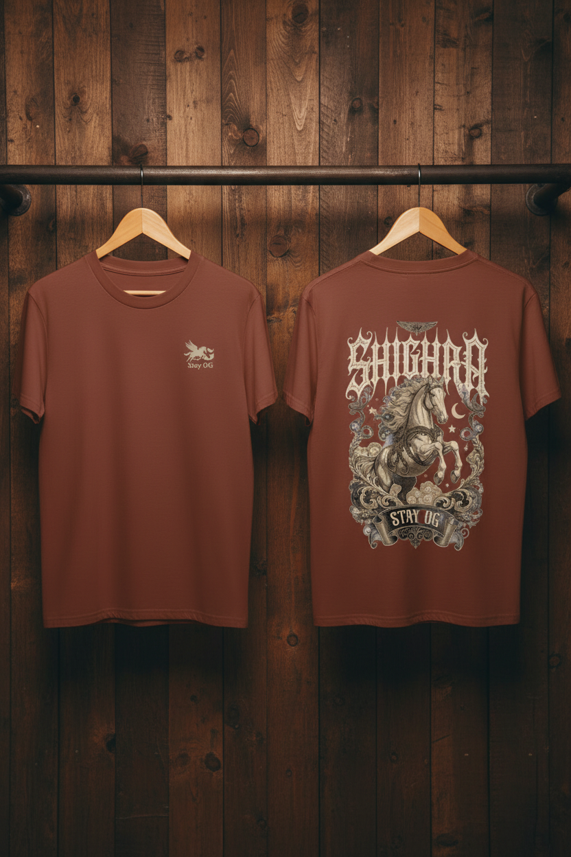 Shighra Clay Brown Wood