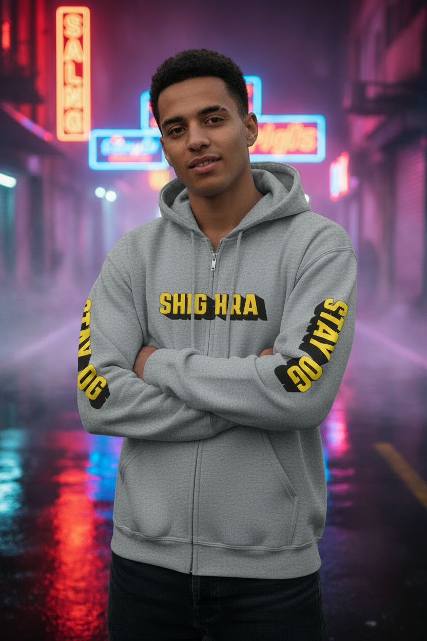 SHIGHRA - Sport Grey Neon Alley