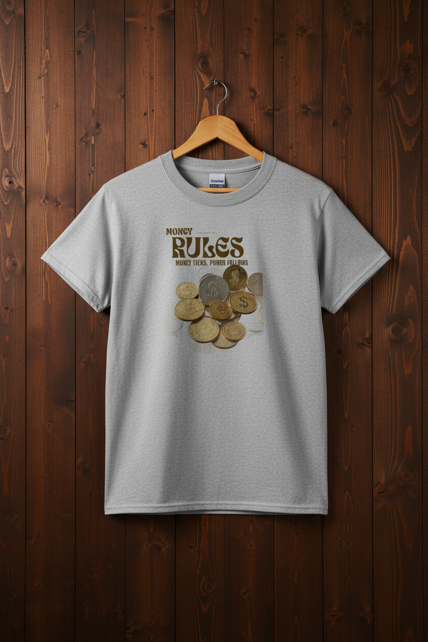 Sport Grey Money Rules Tee