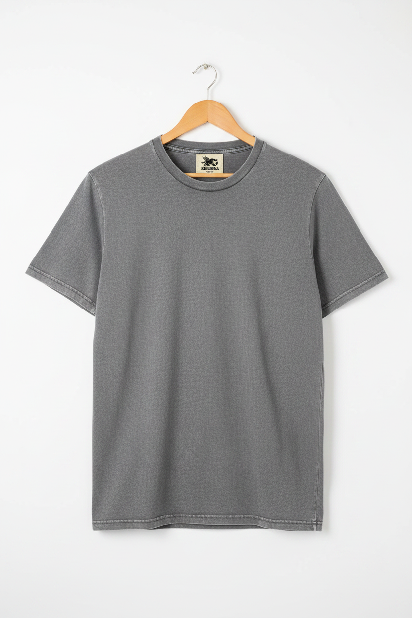 Stonewash Tee — Ash