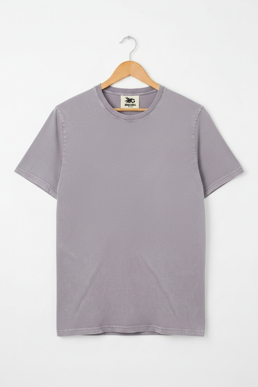 Stonewash Tee — Orchid — Clean Chest