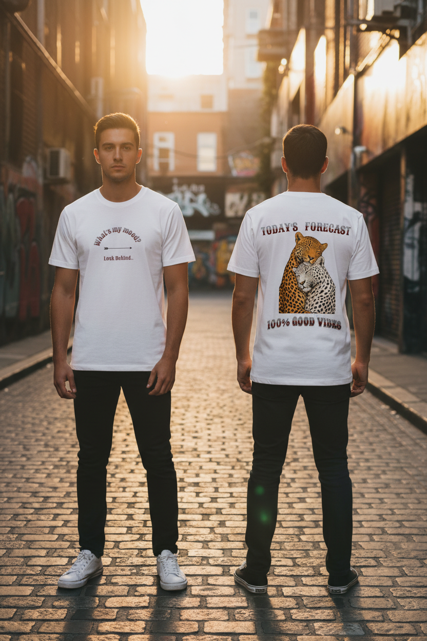 White Tee — Melbourne Laneway Mockup